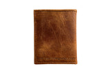Handmade luxury leather front pocket wallet
