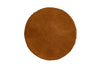 high quality leather coaster set - back- persimmon