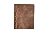 Luxury leather handmade leather journal stone back