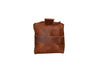 Handmade leather travel bag toiletry bag