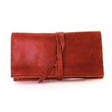 Handmade leather goods high quality leather sunglasses case