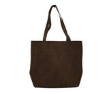 Handmade leather goods high quality leather tote dark